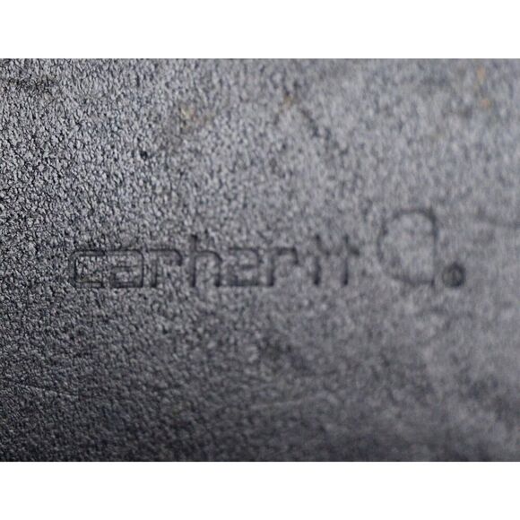 Carhertt SADDLE BLACK GENUINE LEATHER 1.5"Wd CASUAL DRESS MEN'S BELT Sz 44 (A34 - Picture 7 of 13